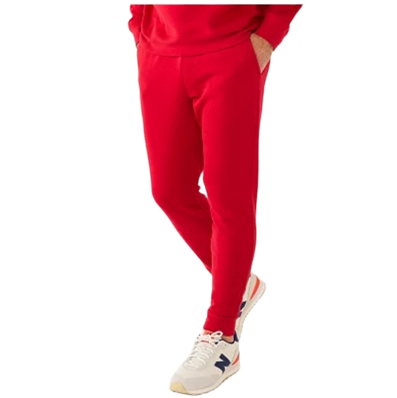 Men's Tek Gear Ultra Soft Fleece Joggers XXL Cherry Cocktail - Picture 1 of 2